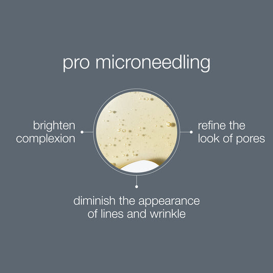client receiving microneedling treatment